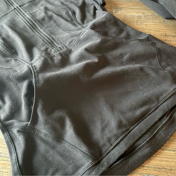 Lululemon Athletica size 8 solid black half zip define pull over - Picture 7 of 16